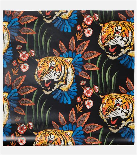 gucci behangpapier|Gucci tiger background.